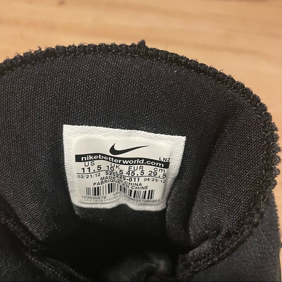 A1-Nike Air Speed Turf Black White. - Picture 3 of 8